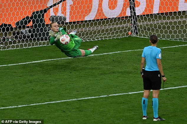 Hannah Hampton, who famously suffered a bloody nose in the quarter-finals against Sweden, was England's hero against Spain to retain the European Championship
