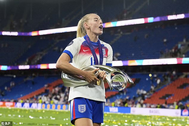 Kelly is one of a number of Sarina Wiegman's stars to win two Euros titles on the bounce