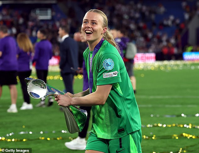 The stopper's defiance from the spot helped the Lionesses beat Spain and retain their crown