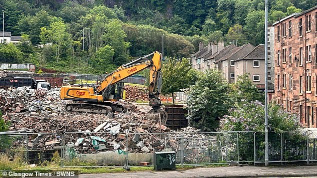 But that's only because the ghost town is finally being bulldozed into the ground