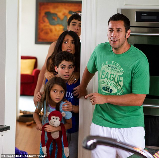 Boyce played Sandler's son in the Grown Ups movies (seen in 2013)