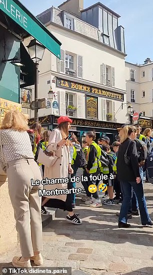 Overcrowding in Montmartre