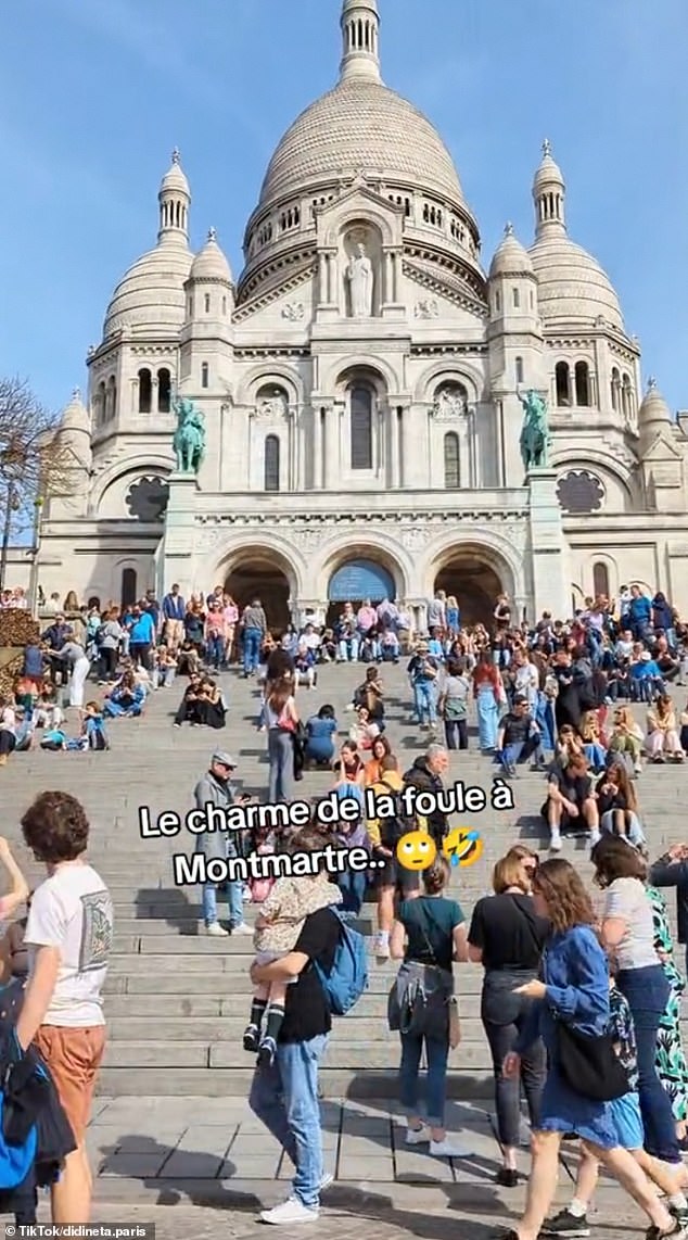 Some 11 million tourists visited the Sacré-Coeur Basilica (pictured) in Montmartre last year