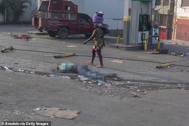 Residents told MailOnline that bodies are now left to rot in the streets on a constant basis