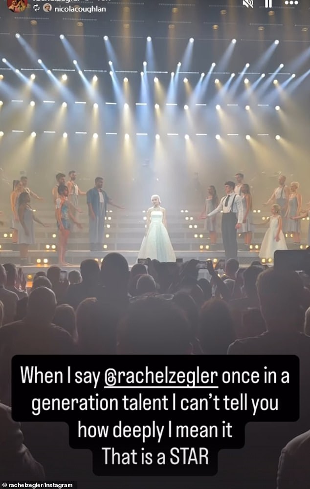 Bridgerton's Nicola Coughlan shared a quick video of Zeglar the show and told her fans that Zegler is a 'once in a generation talent'