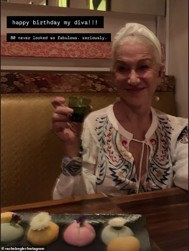 In another example of team work, Zegler took the time to wish her Shazam! Fury of the Gods costar Helen Mirren a happy birthday on Friday