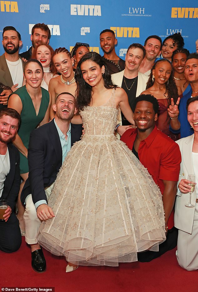 Describing the unity of the cast, she wrote, 'We really, truly hold each other's hands throughout each number, and each act and each show to make sure we work as a crew. And the result speaks for itself'; Pictured July 1 in London