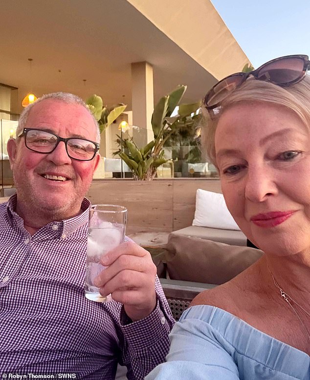 The grandmother-of-four started suffering from a 'horrendous' headache and was admitted to Barnsley Hospital