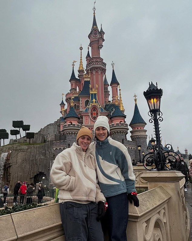 It was by no means their first trip together - with the pair visiting Disneyland last Christmas