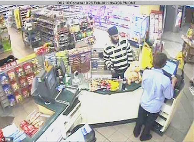 Gagandip Singh buying a teddy bear at a petrol station while on his way to Brighton to visit Mundill Mahil