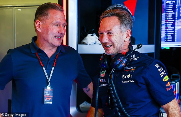 MailOnline understands that Horner and Jos 'never really saw eye to eye' and that their relationship soured even more after Horner's sexting scandal