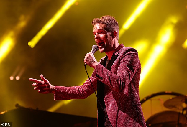 The Bristolian music fan had hoped to buy tickets for her friend as a gift to see acts like The Killers (pictured here at the festival) - but found herself scammed
