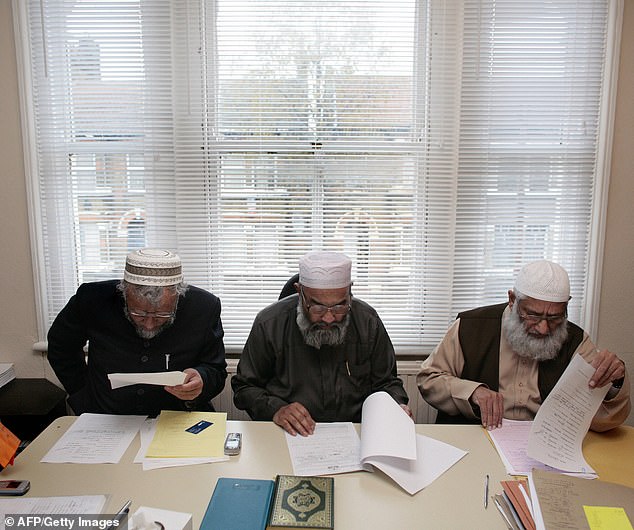 They insisted that the British state should not be promoting the separate justice system based on Islamic law. Pictured; File photo of a Sharia court in east London