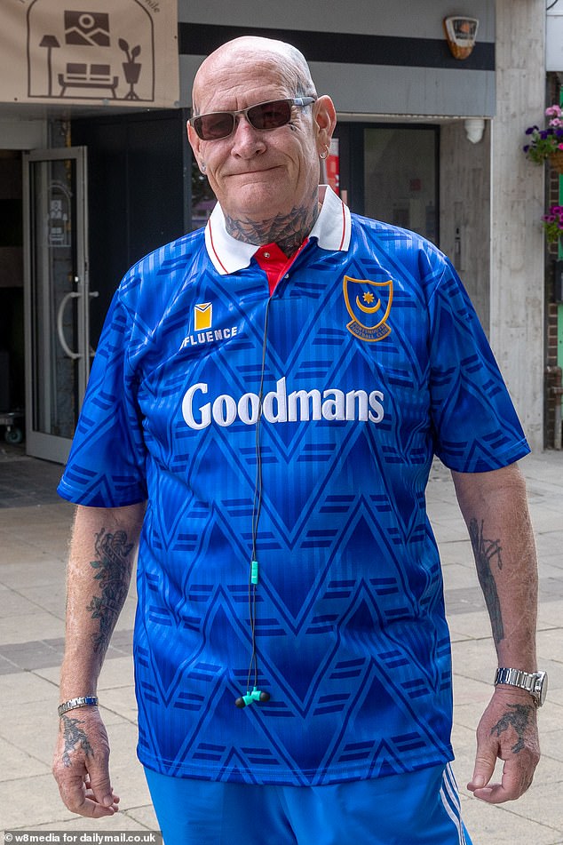 Pompey fan Steve, 58, who has lived in the area his whole life, told MailOnline: 'I've got a 13-year-old granddaughter, when you're about that age, you want to go out up the high street, but I'd be worried now'
