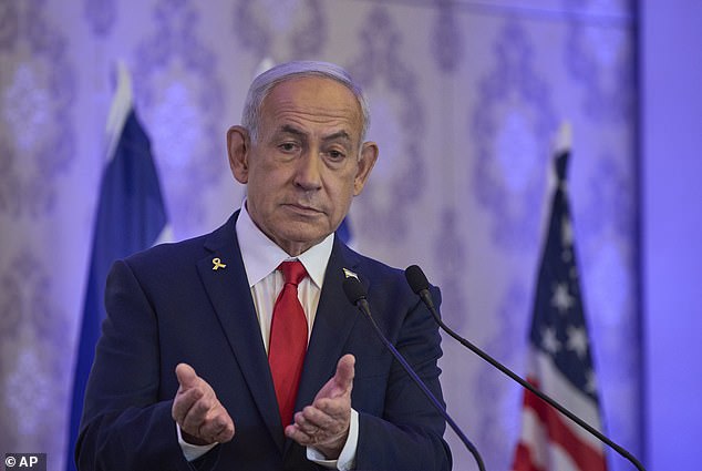 The American President is probably the only world leader capable of encouraging Israeli president Benjamin Netanyahu (pictured) to resume ceasefire talks with Hamas