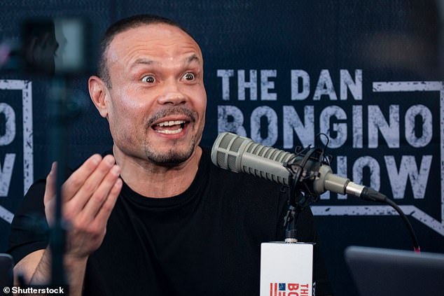 Patel and Dan Bongino (pictured) are now privately upset that they haven't been able to release more of the Epstein files with Bongino on the verge of quitting as all three play the blame game with one another