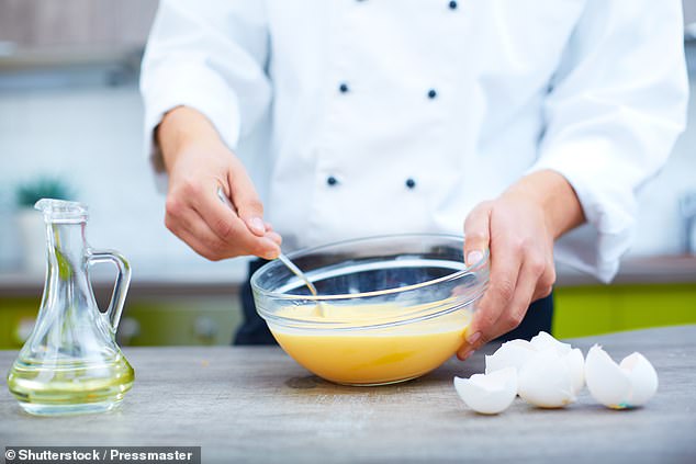 He detailed how 'amazing' scrambled eggs taste when he ordered them at a café or restaurant, but lamented being unable to 'replicate them at home'