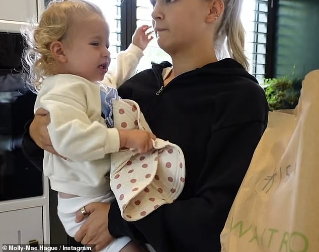 Her vlog also saw her struggling with the difficulties of motherhood and sharing an update on her relationship with Tommy Fury , also 26