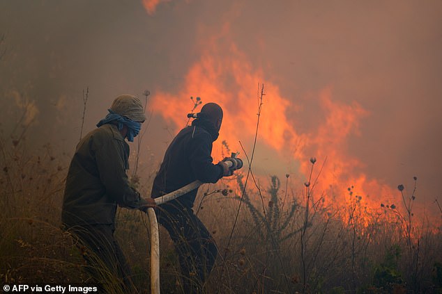 Last week, several people were forced to leave their homes as fire burned through Cyrpus