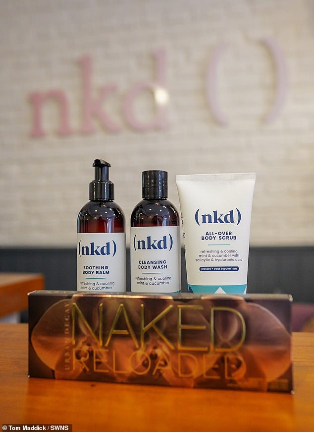 Ms Dowsdewell said: 'We're nkd and we launched in 2009 - L'Oréal then launched the Urban Decay brand, which has the Naked line in 2010'