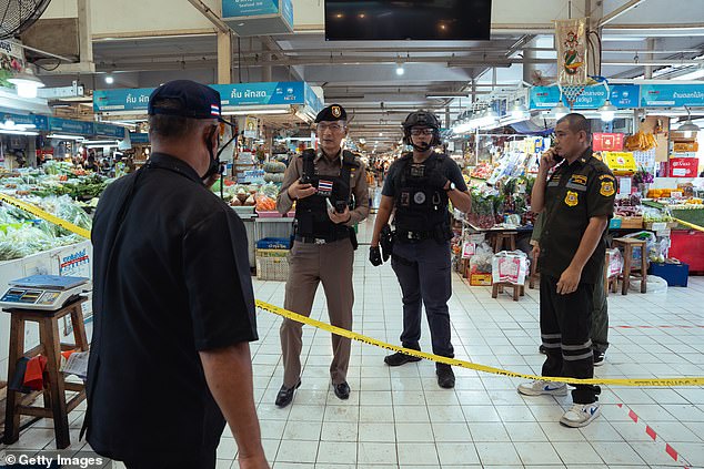 The incident took place near a collection point for aid for victims of the Thailand-Cambodia border clashes