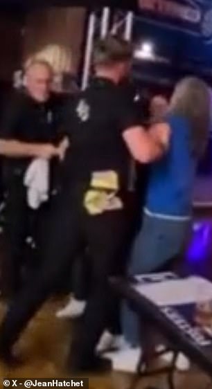 Darts fans have claimed they were kicked out of the Women's World Matchplay for protesting against Noa-Lynn van Leuven