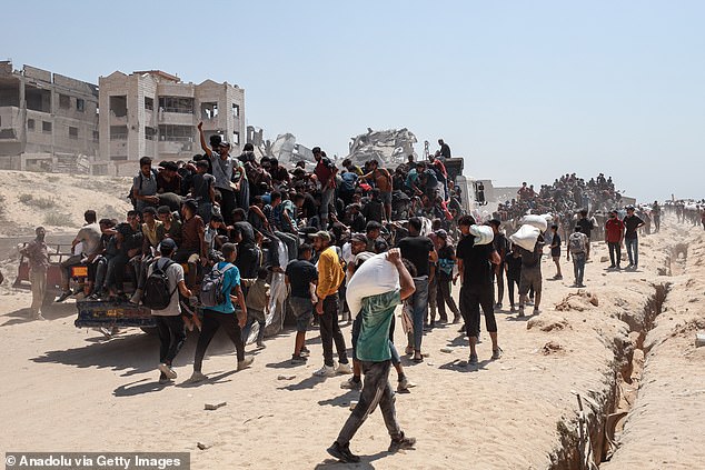Amid continued Israeli attacks and a crippling blockade, residents of Gaza are left with scarce access to food and basic supplies (Gaza City pictured)
