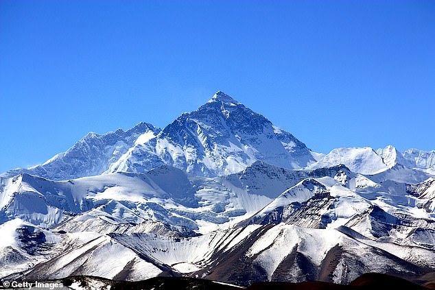 Their analysis suggests that the nucleus has a radius of around 3.5 miles (5.6km). That translates to a diameter – or width – of about seven miles (11.2km). To put that into perspective, that's even bigger than Mount Everest (pictured)