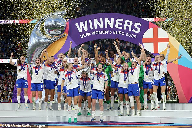 The Lionesses successfully defended their Euros crown after a 3-1 penalty shoot-out win