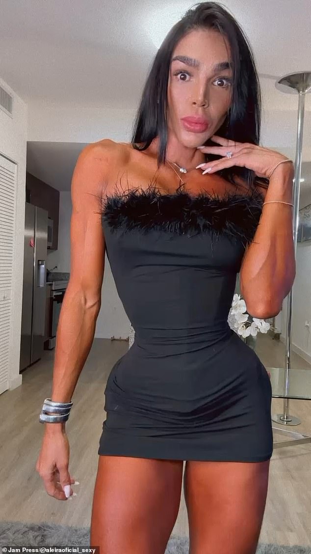 The 33-year-old said she finds it 'challenging' to buy clothes because most items don't fit her properly