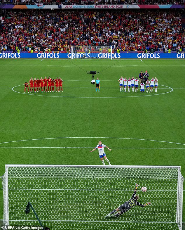 Chloe Kelly scores the winning penalty to seal England's glorious triumph