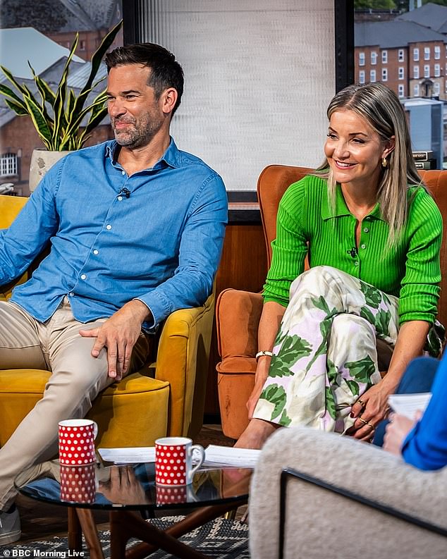 MailOnline revealed in May the pair’s “flirty” on screen chemistry as hosts of BBC show Morning Live had “blossomed” into a deeper connection