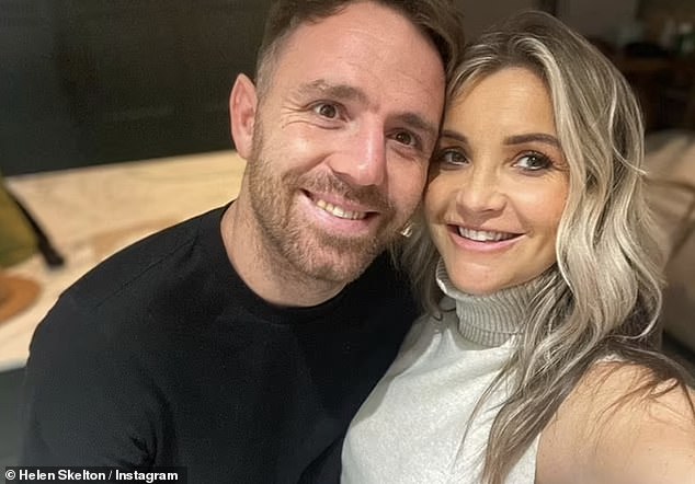 Helen has been single since her high profile 2022 break up from husband Richie Myler (pictured), the father of her three children, Ernie, nine, Louis, eight and Elsie, three