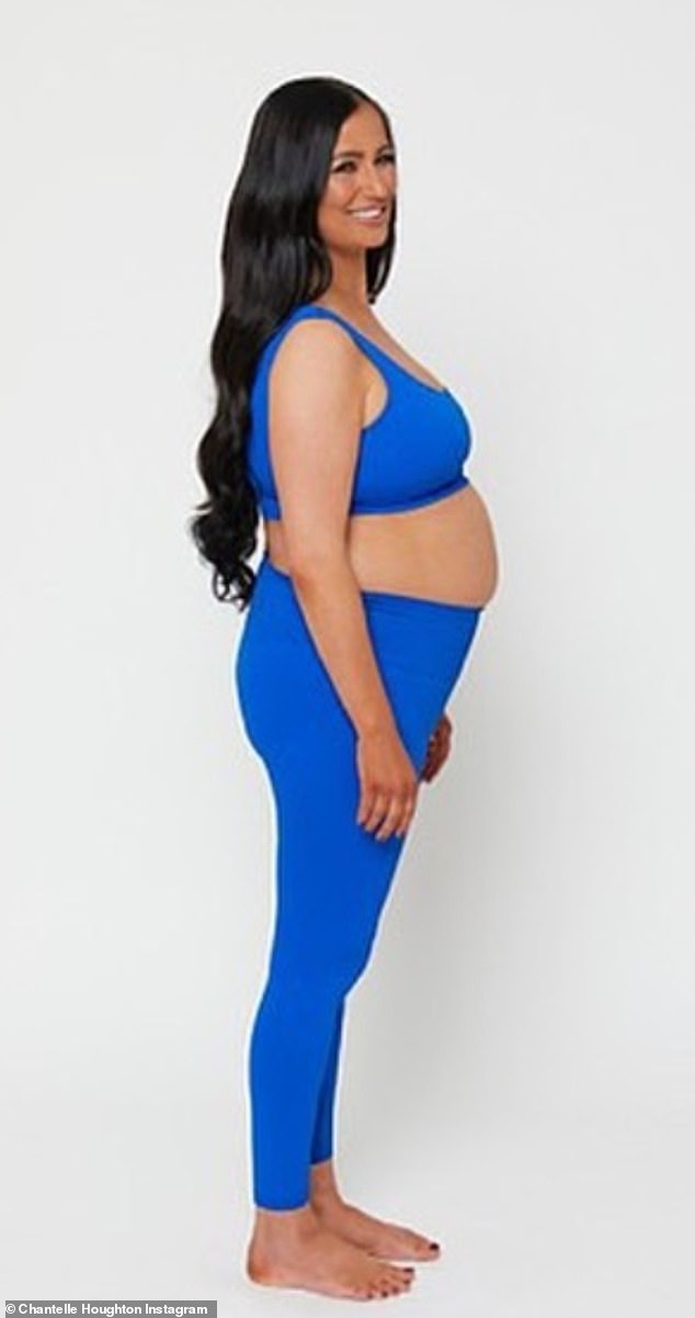 Chantelle first embarked on her weight loss transformation after reaching 13 stone following her split from ex-fiancé Michael Strutt and was relentlessly trolled for her weight (pictured in 2021)