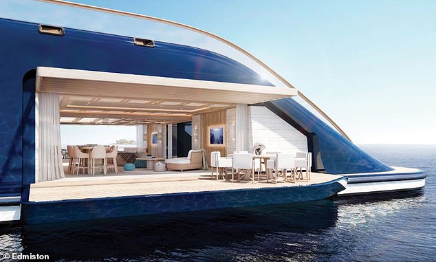 A mix of textured fabrics, leathers, marble, rattan and limed oak make up the interior, creating a ¿luxe coastal vibe¿