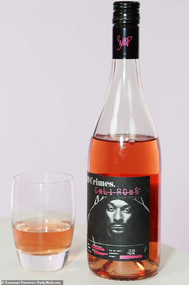 FEMAIL was instantly drawn to Snoop Dogg's label and somewhat moved by his decision not to shy away from the fact that this is his wine - he put a massive photo of his face on it