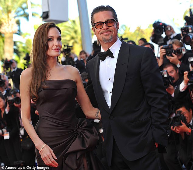 Angelina Jolie (left) and Brad Pitt (right) were previously co-owners of their Miraval rosé