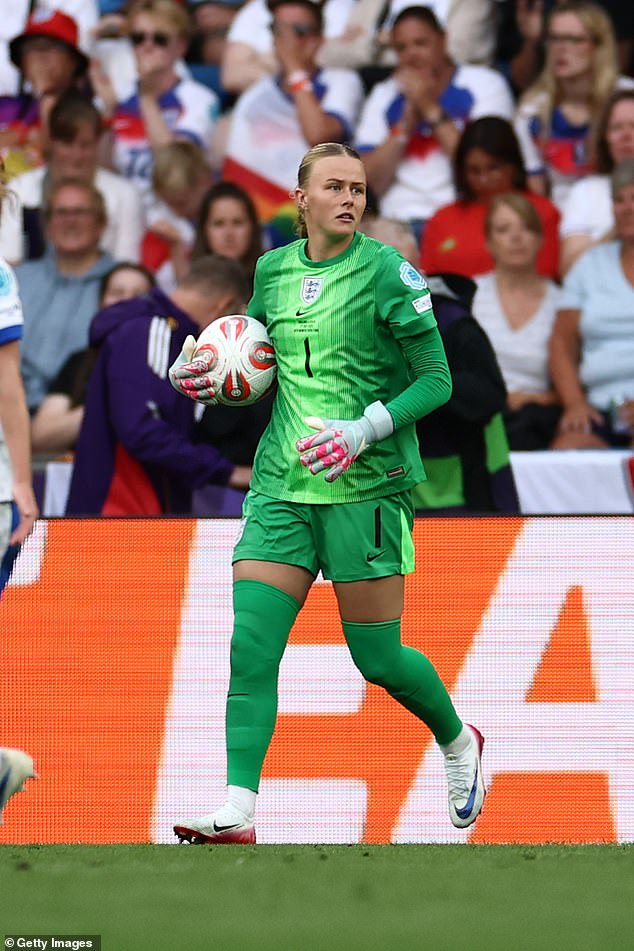 Hampton, 24, was one of England's star performers over the course of Euro 2025