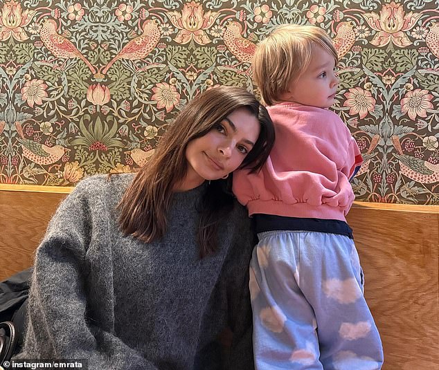 Emily's four-year-old son, Sylvester Apollo Bear, makes occasional appearances on his famous mom's social media where he can be seen traveling internationally with her