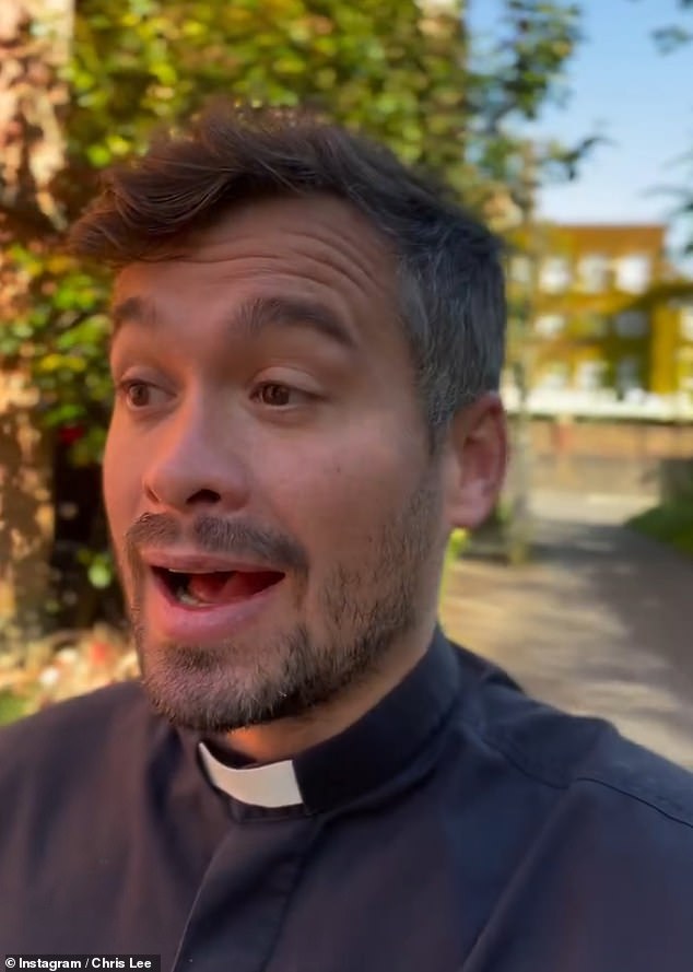 And it's not just Catholicism that the trend pertains to - Anglican Reverend Chris Lee, who has been dubbed 'the hot priest' - who with 162,000 followers under his arm has been spreading the message of faith