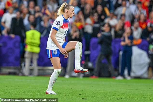 Kelly's trademark hop during her penalty run-up - which she admits has zero science behind it