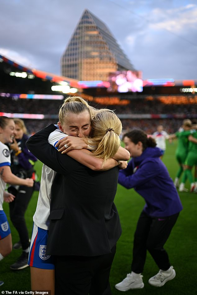 Kelly was desperate to point to the guidance and importance of England boss Sarina Wiegman