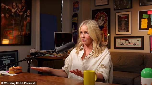 The 50-year-old comedian told the Working It Out podcast on July 14: 'There's no chance that I, as myself, am going to sit across from the table from him and his daughter wife and not tell him what I think...just on behalf of women everywhere. I will never be silent'