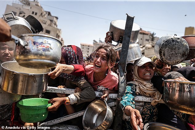 Children are reportedly starving in Gaza where conditions have deteriorated following an Israeli blockade