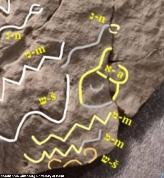 A second reference to Moses was found inside the mine, but the researchers is unclear about the context