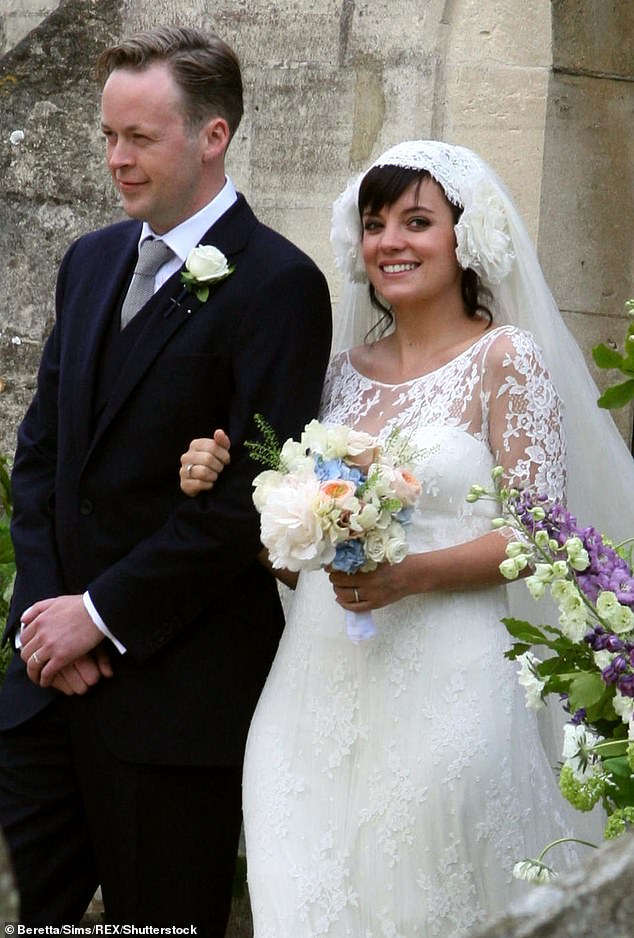 Her first marriage was to builder Sam Cooper, with whom she shares daughters Ethel, 13, and Marnie, 11, revealing that she cheated on him with female escorts (pictured 2011)