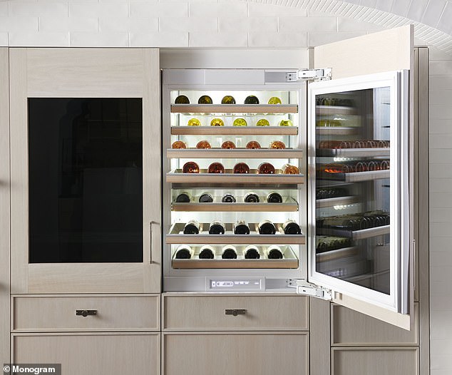 Paltrow has Monogram's wine sommelier in both of her kitchens, as per Homes and Gardens