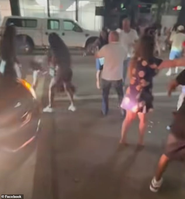 Police have not yet announced any arrests in connection to the fight, but Kober insists officials are 'doing everything they can' as they continue to investigate the incident