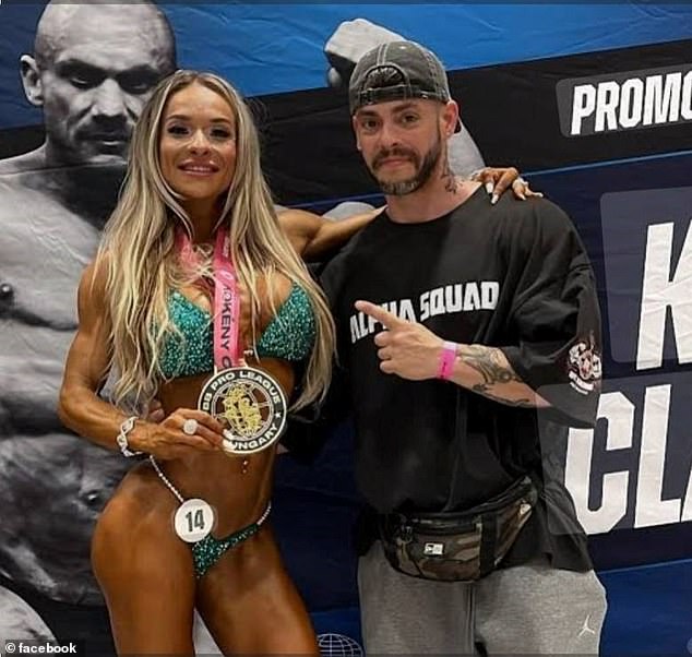 Lorena (left) was trained by her husband Isi Bolanos (right) who is also well-known in the bodybuilding world