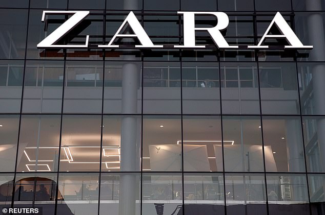 Ms Nelmes was arrested after being accused of stealing items from clothing store Zara in Instanbul (file photo, not store mentioned in story)